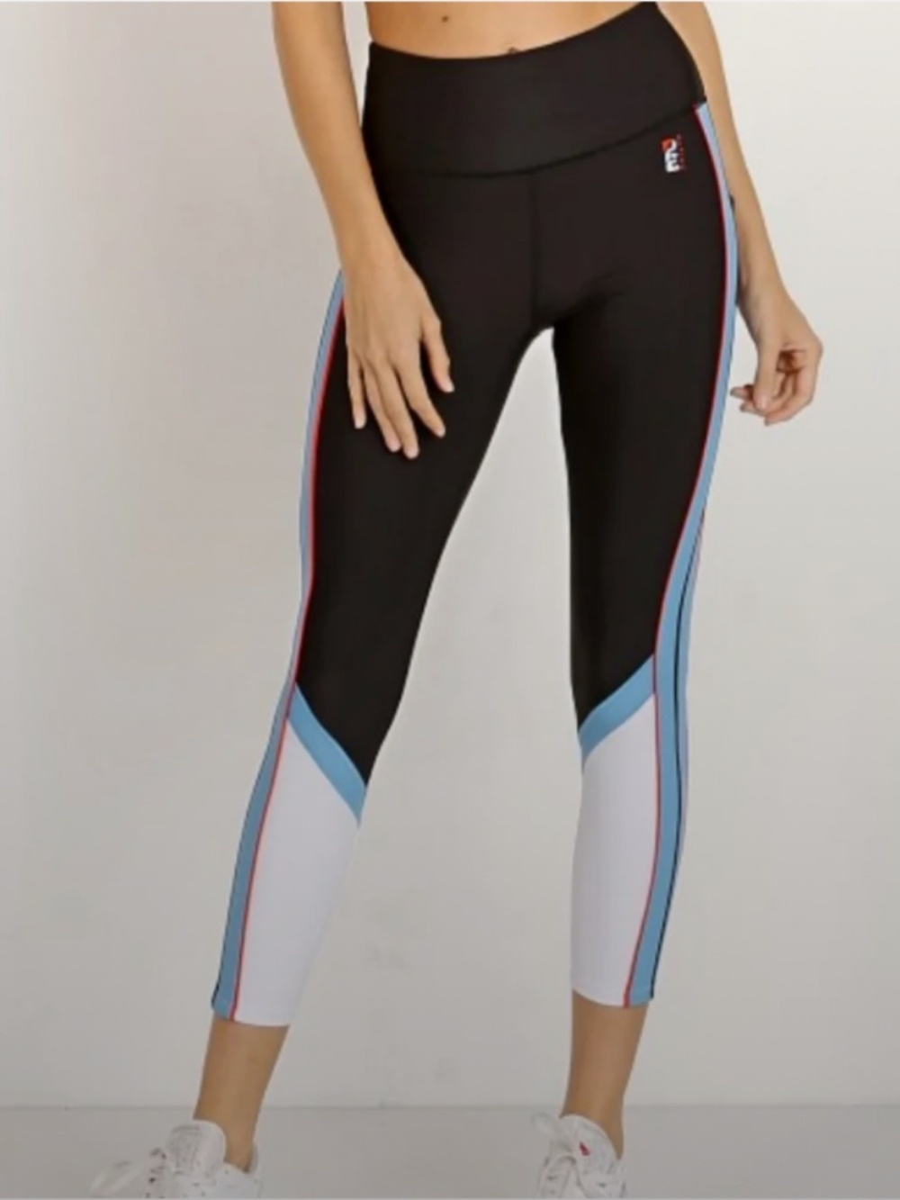 P.E Nation Backboard leggings Black, White Size Medium (I)